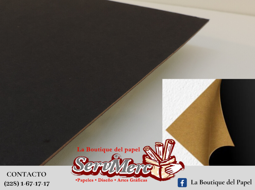 Cart. Kraft Bkb 1.8 Mm (Cubiertas Negras) 71 X 112 Cm