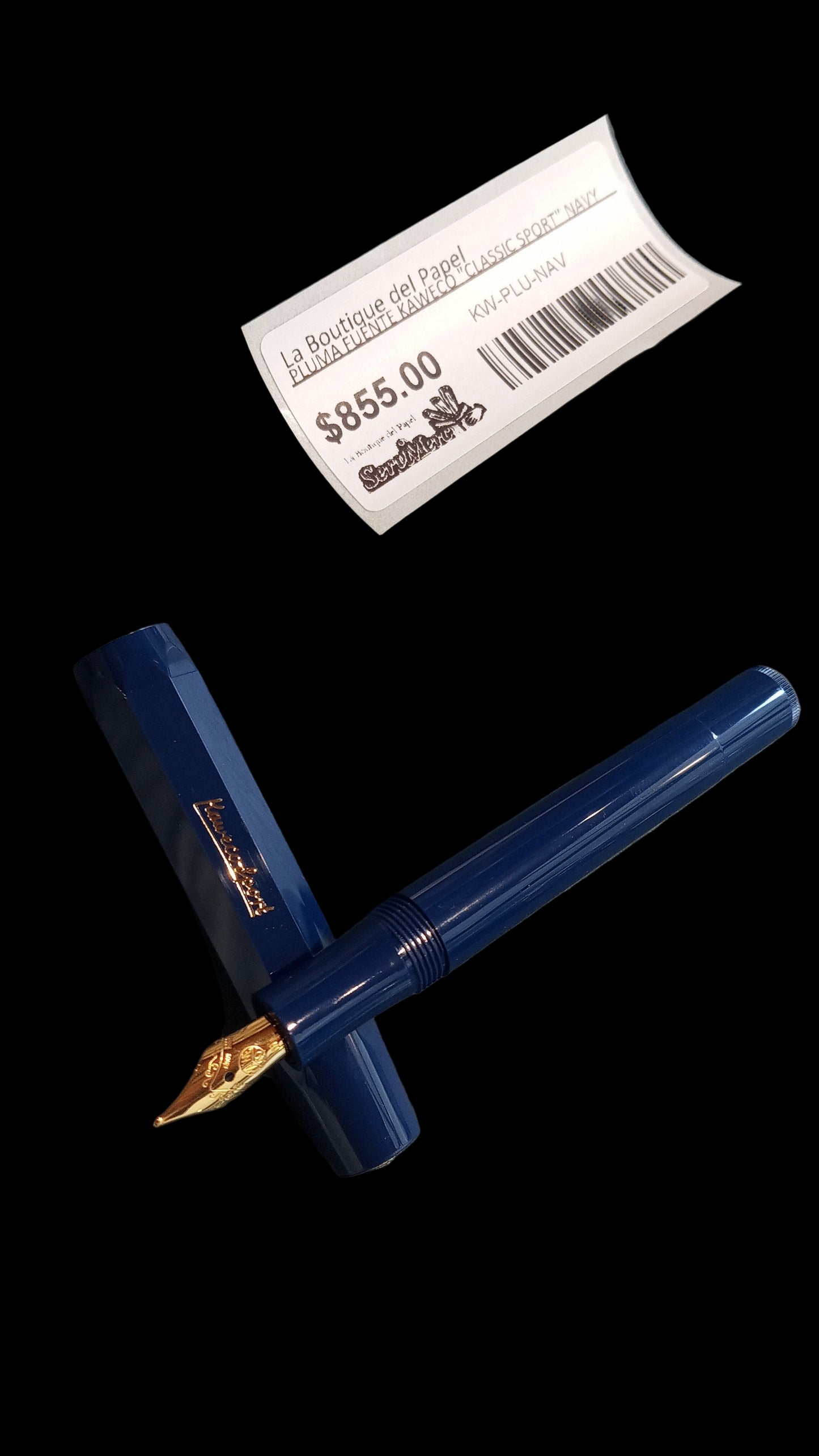 Pluma fuente KAWECO classic sport Navy blue