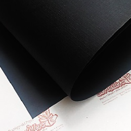 Cart. Royal Linen Color Negro 58X89 270Grs 140Kg