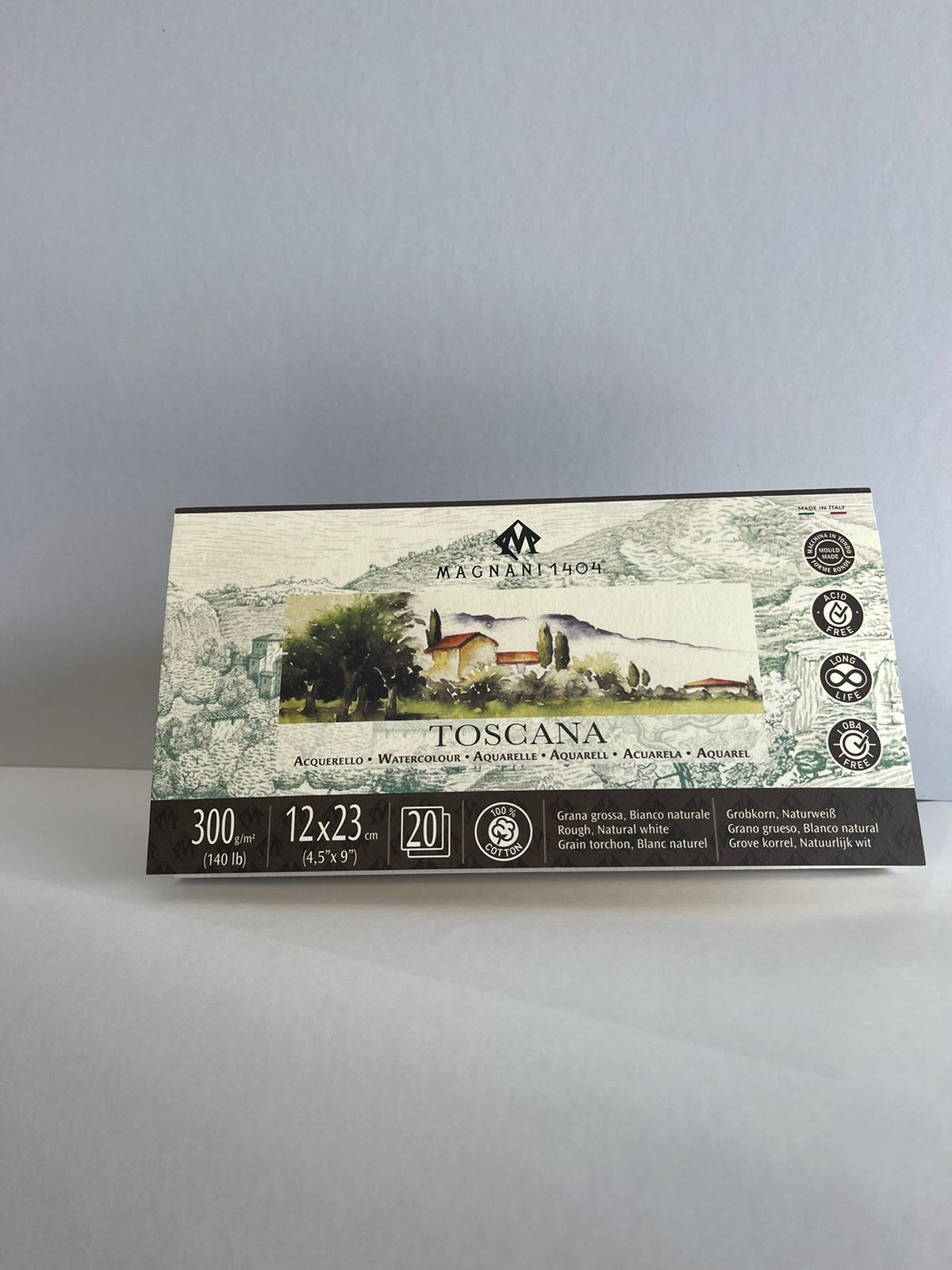 Block Magnani linea TOSCANA 300 grs 12x23 cm