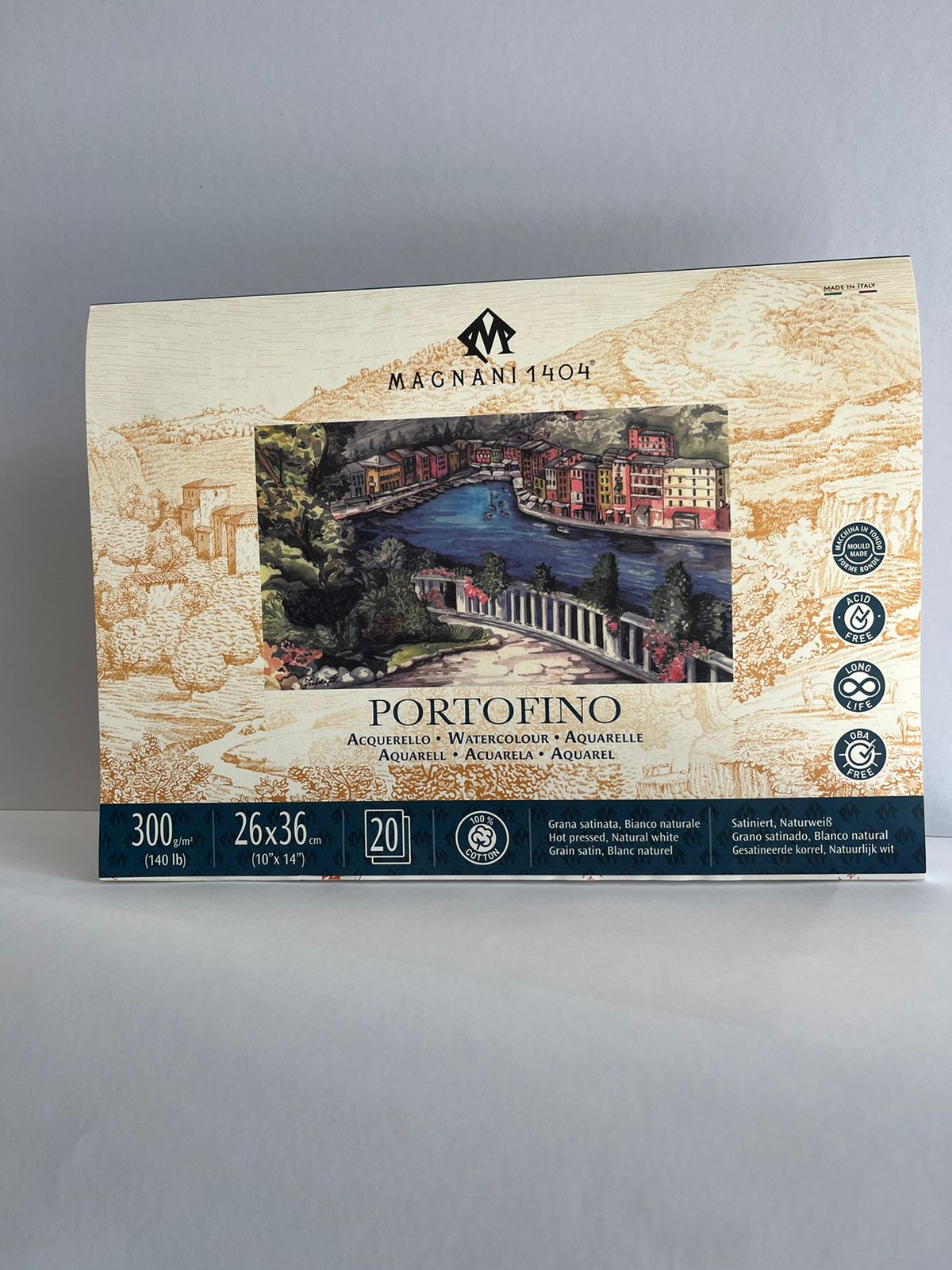 Block Magnani linea PORTOFINO 300 grs 26 x 36 cm