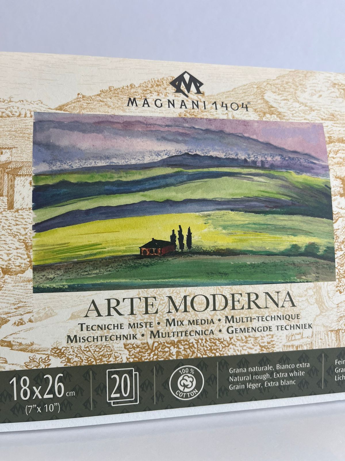 Block Magnani linea ARTE MODERNA 18x26 cm 300 grs..