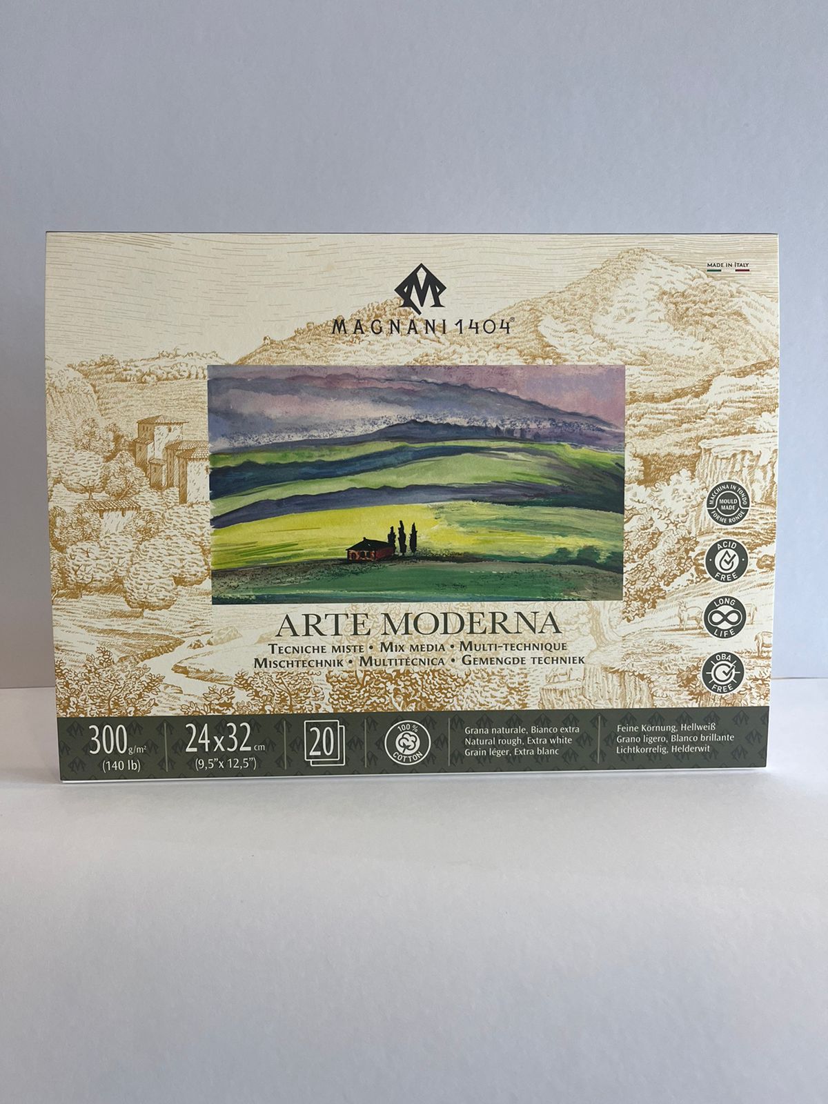 Block Magnani linea ARTE MODERNA 24x32 cm 300 grs
