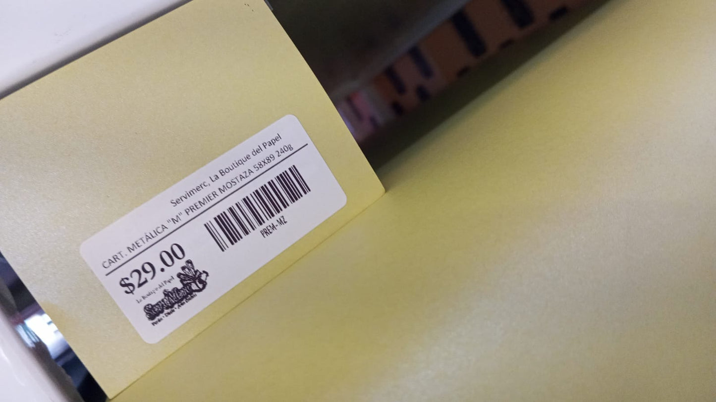 Premium Amarillo Mostaza 58X89 240G