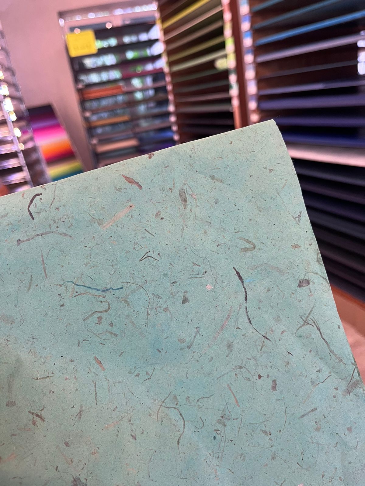 PAPEL FIBRA DE PLATANO COLORES