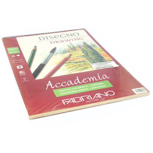 Block Accademia Drawing Espiral 30H 29.7x42 (A3) cm 200G