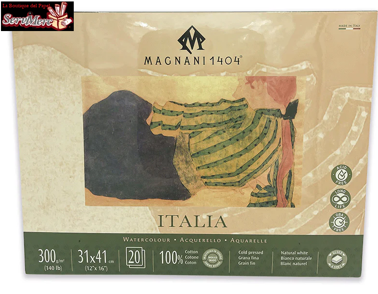 Block Magnani Linea Italia 31X41cm 300 grs