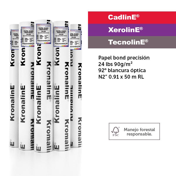 Papel Bond Precisión 0.91 x 50 m N2