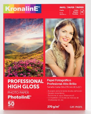 PAP. ADHESIVO PHOTO HIGH GLOSS Kronaline T/CARTA P/25 Hj