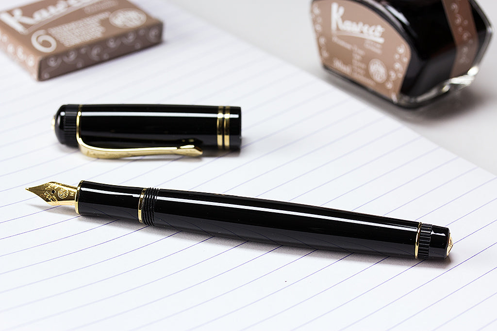 Pluma fuente KAWECO DIA2 Black gold