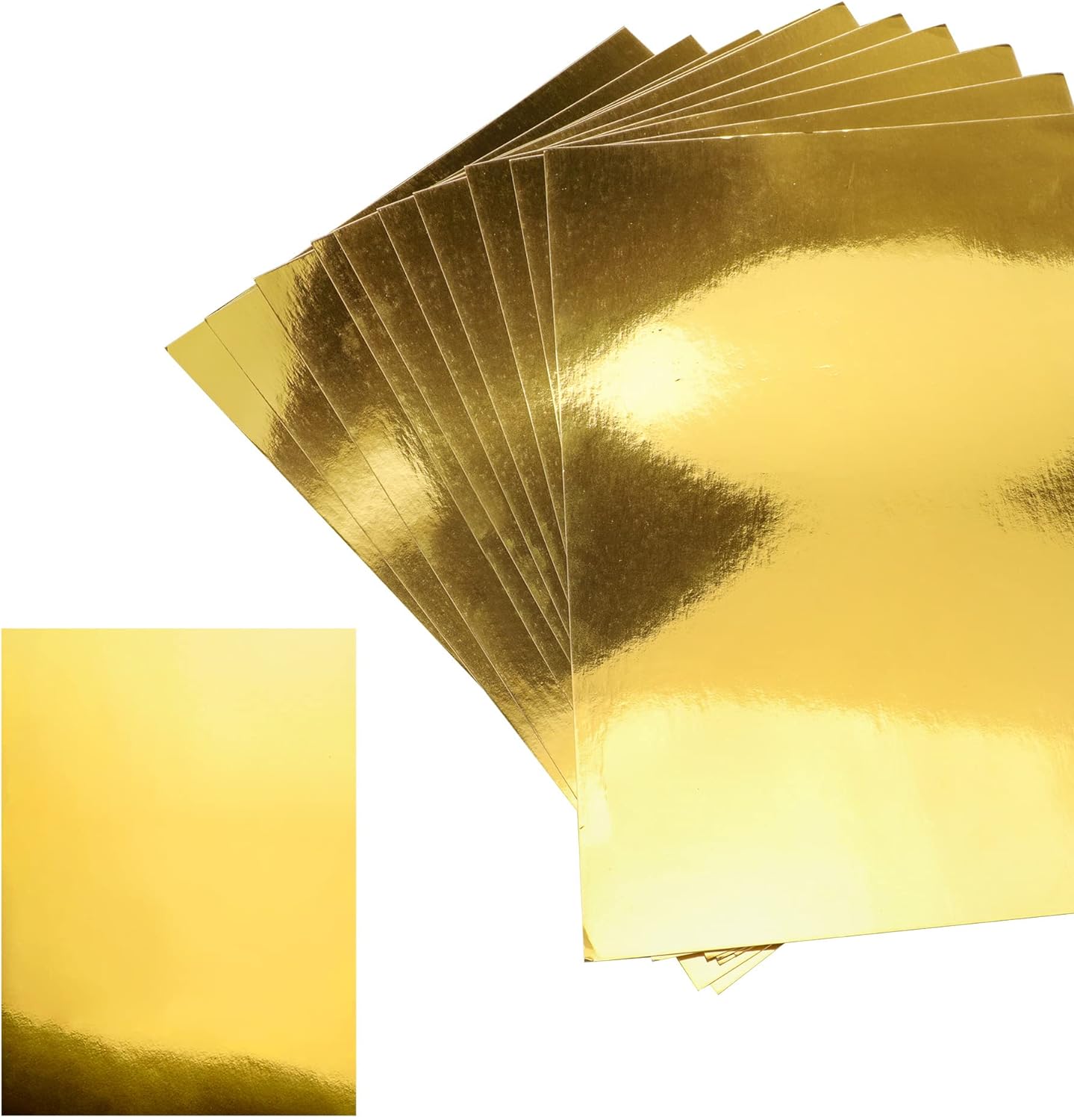 Cartulina Metalizada Oro 12 Pts Brillante 70X50cm 230 gr