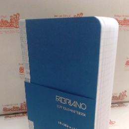 Block Fabriano Soft Touch Blue A-6 (14.8X10.5 cm) 90 gr 80 Hojas