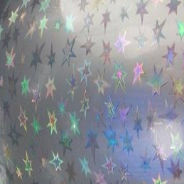 Cart. Holografica Plata Estrellas70X95 12 Pts