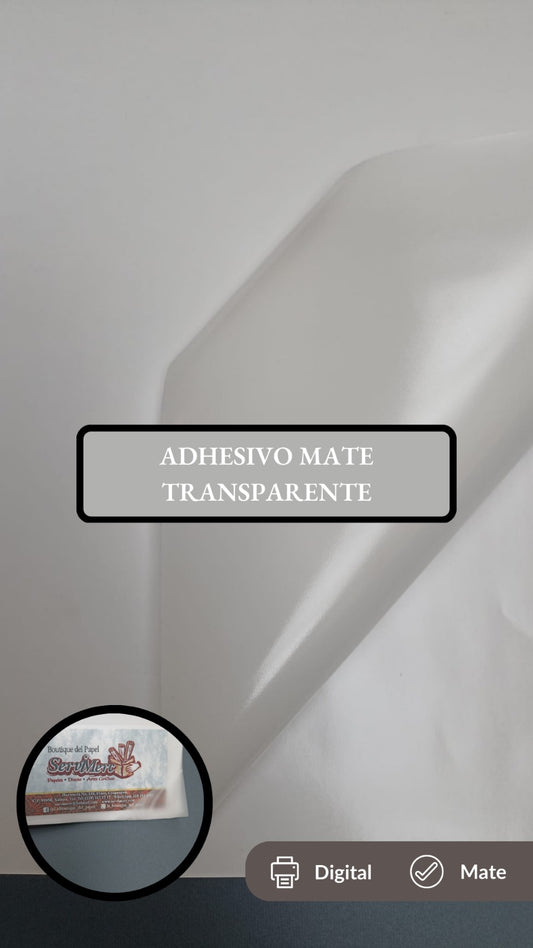 Adhesivo POLYESTER MATE tipo albanene 33x48 cm