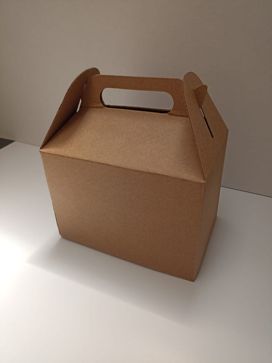 Caja de Kraft Lunch Chica 10X15X9.5 cm