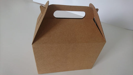 Caja de Kraft Lunch Grande 14X15X21.5 cm