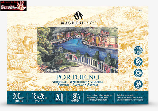 Block Magnani linea PORTOFINO 300 grs 18x26 cm