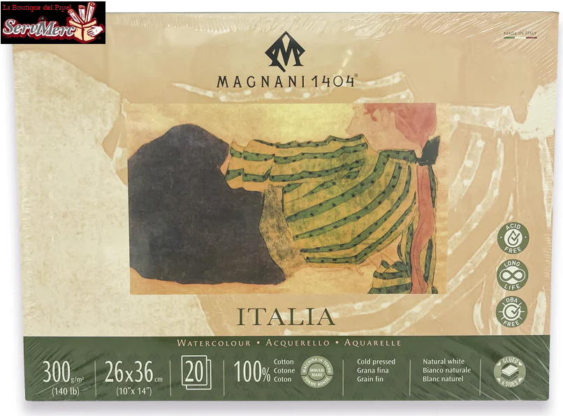 Block Magnani Linea Italia 26x36 cm 300 grs